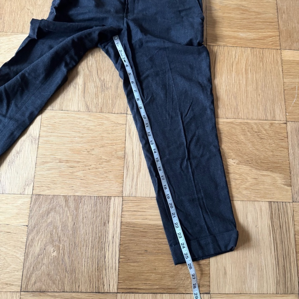 Club Monaco Wool Jumpsuit Overalls Gray Size 6 Sleeveless Long Pant - Picture 10 of 12